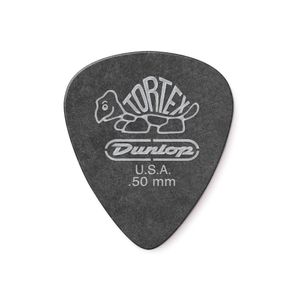 Palheta Dunlop Tortex Pitch Black 12 Unidades Preto