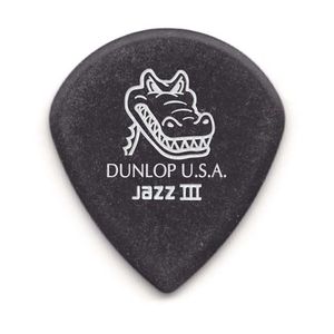 Palheta Dunlop Gator Grip Jazz III 571P Com 6