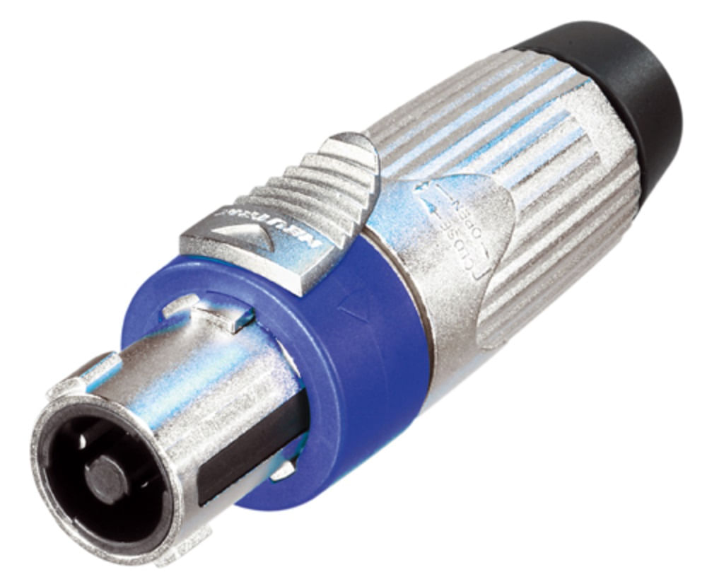 Conector Neutrik Speakon Cabo Fêmea 4 Polos com Trava NLT4FX