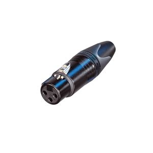 Conector Neutrik XLR de Cabo/Linha Fêmea 3 Polos NC3FXX-B