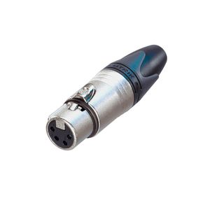 Conector Neutrik XLR de Cabo/Linha Fêmea 4 Polos NC4FXX