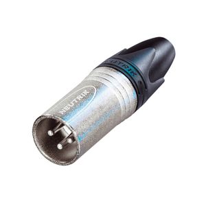 Conector Neutrik XLR de Cabo/Linha Macho 3 Polos NC3MXX