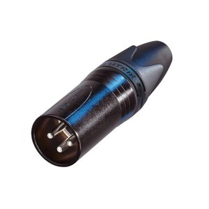 Conector Neutrik XLR de Cabo/Linha Macho 3 Polos NC3MXX-BAG