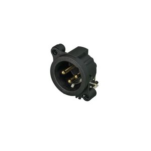 Conector Neutrik XLR Painel Macho 3 Polos com Terra NC3MAAH-1