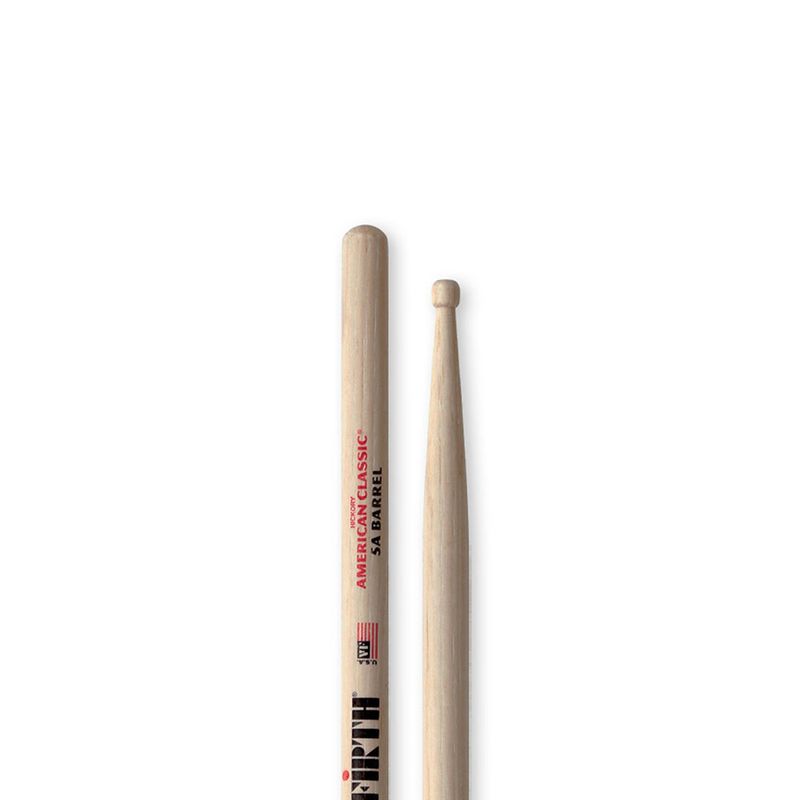 baqueta-american-classic-5a-ponta-barrel-de-madeira-vic-firth