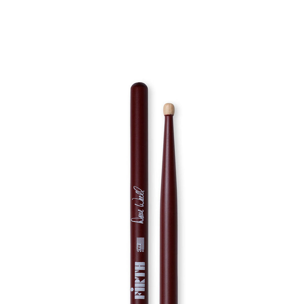 Baqueta Vic Firth Signature Dave Weckl Clássica (5A/5B) Vermelha
