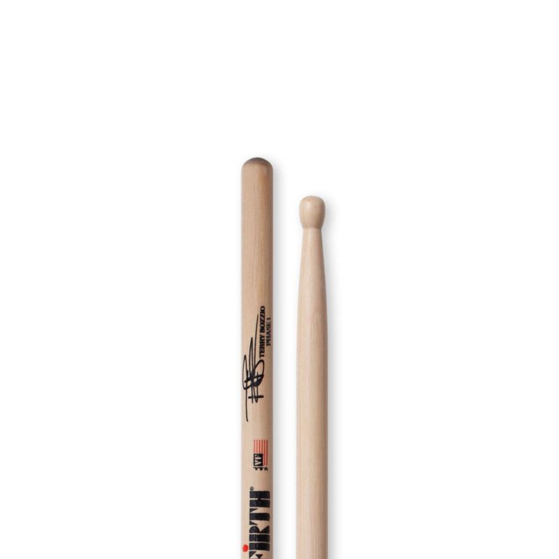 baqueta-terry-bozzio-ponta-de-madeira-vic-firth