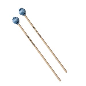 Baqueta Mallet Vic Firth Signature Terry Gibbs Rattan Ponta de Algodão Azul para Vibrafone