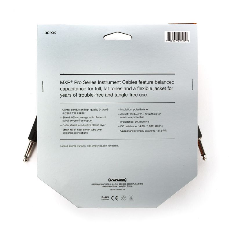 cabo-para-instrumentos-de-3m-mxr-pro-plug-p10-reto-dcix10-dunlop
