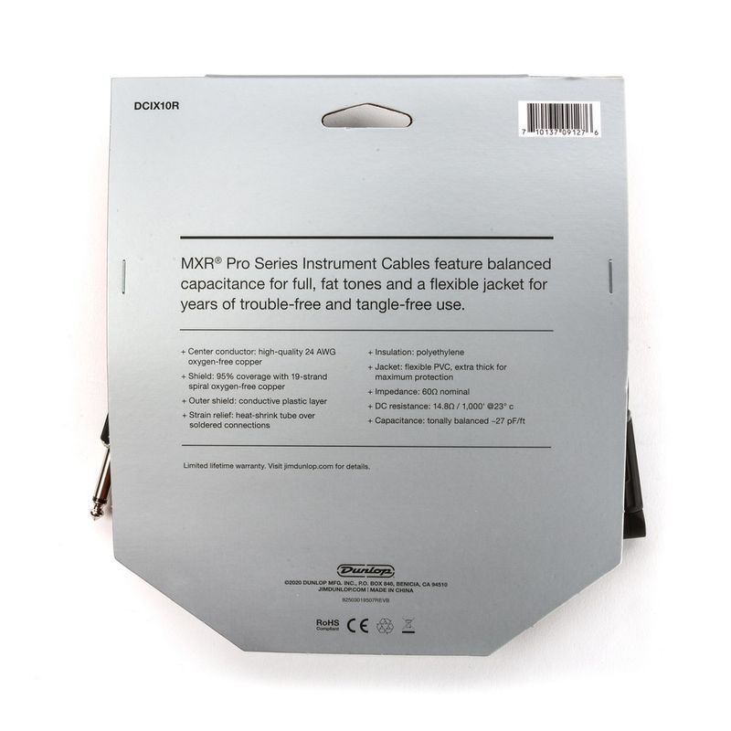 cabo-para-instrumentos-de-3m-mxr-pro-plug-p10-reto-angular-dcix10r-dunlop
