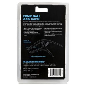 Capotraste Ernie Ball Axis Prata P09601