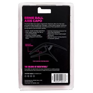 Capotraste Ernie Ball Axis Preto P09600