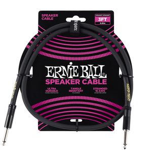 Cabo Ernie Ball P10 Reto com 91cms para Cabecote/Caixa P06071