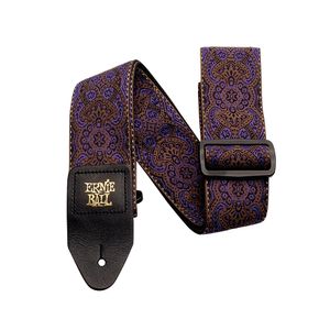 Correia Ernie Ball Purple Paisley Jacquard P04164 para Guitarra, Violão ou Baixo