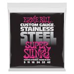 corda-009-para-guitarra-regular-slinky-stainless-steel-ernie-ball