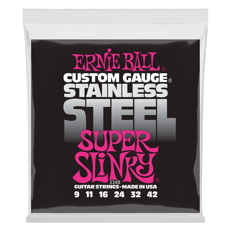 corda-009-para-guitarra-regular-slinky-stainless-steel-ernie-ball