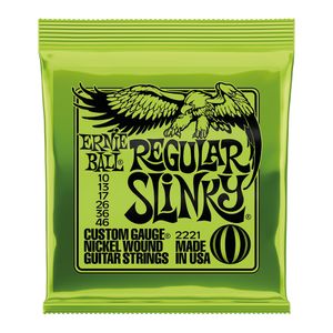 Corda Ernie Ball 010 Regular Slinky Níquel para Guitarra