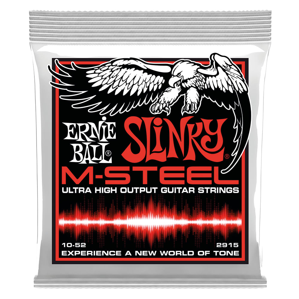 Corda Ernie Ball 010 Skinny Top Heavy Bottom Slinky M-Stell para Guitarra