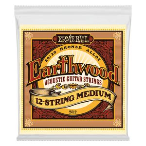 Corda Ernie Ball 011 Earthwood 80/20 Bronze para Violão Aço 12 Cordas