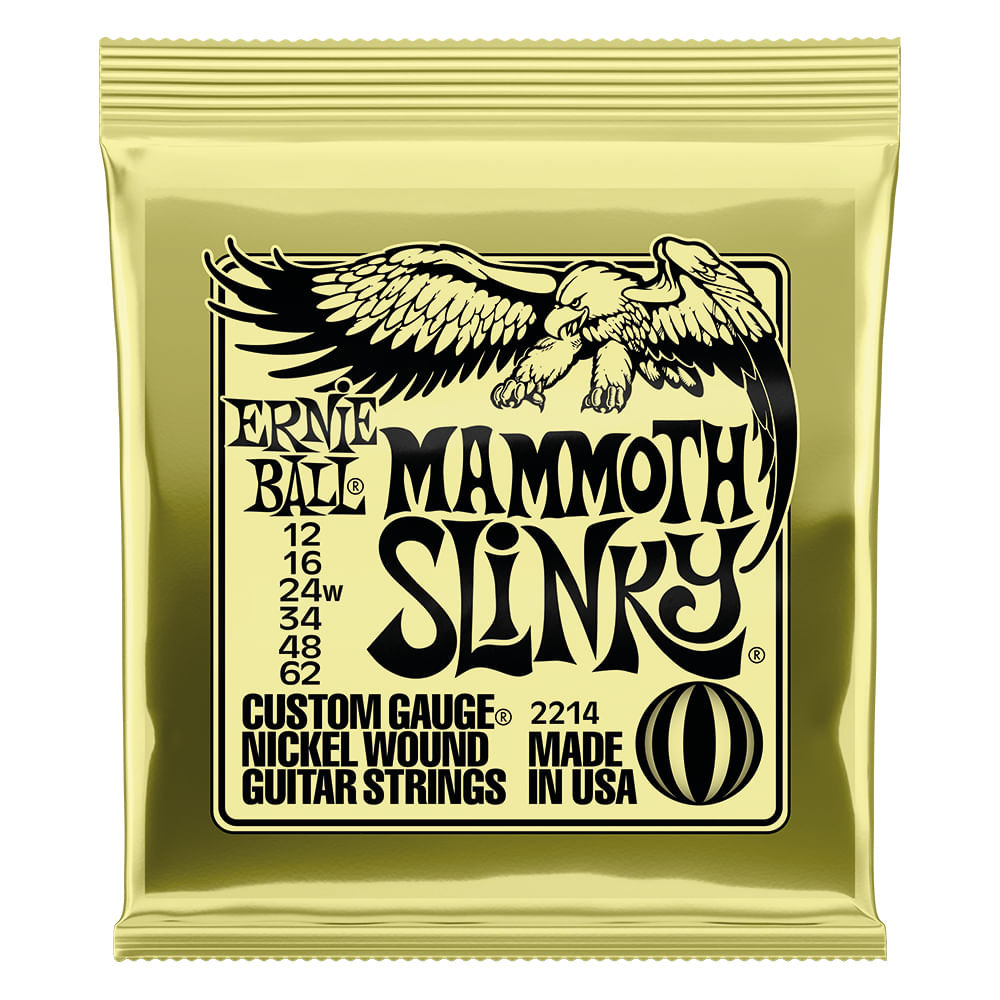 Corda Ernie Ball 012 Mammoth Slinky Níquel para Guitarra