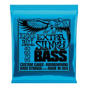 Corda Ernie Ball 040 Extra Slinky para Baixo 4 Cordas