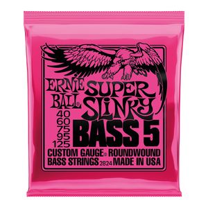 Corda Ernie Ball 040 Super Slinky para Baixo 5 Cordas