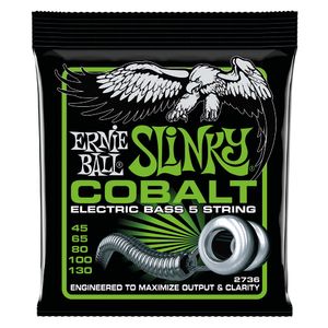 Corda Ernie Ball 042 Slinky Cobalt para Baixo 5 Cordas