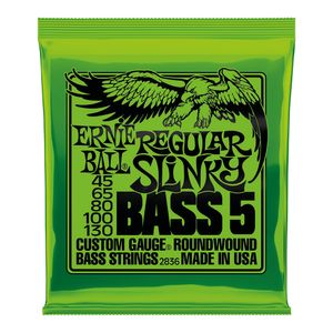 Corda Ernie Ball 045 Regular Slinky para Baixo 5 Cordas