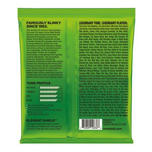 Corda Ernie Ball 045 Regular Slinky para Baixo 5 Cordas