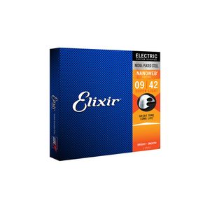 Corda Elixir Nanoweb 009 Super Light para Guitarra