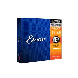 Corda Elixir Nanoweb 011 Medium para Guitarra