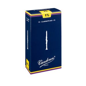 Palheta Vandoren para Clarinete Mib Tradicional com 10