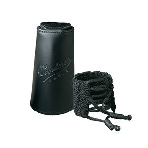 Braçadeira e Cobre Boquilha Vandoren Klassik para Clarinete Soprano Sib em Couro