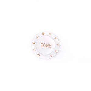 Knob Dolphin Tone de Plástico Branco para Guitarra Stratocaster