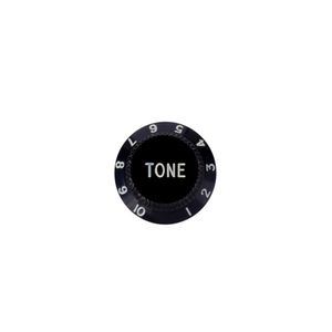 Knob Dolphin Tone de Plástico Preto para Guitarra Stratocaster