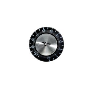 Knob Dolphin Tone para Guitarra Preto e Prata