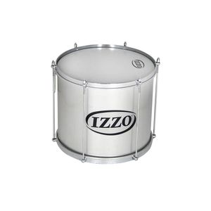 Surdo Izzo 14" x 30cms Alumínio Fosco com Pele Leitosa