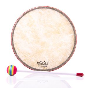 Tambor Infantil Remo Hand Drum 10" com Baqueta Mallet