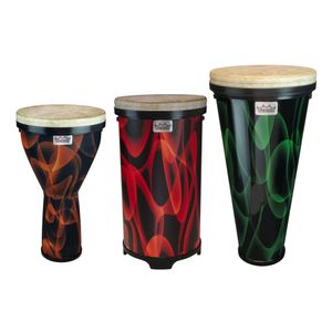 Kit Percussão Remo Versa com Djembe, Timbal e Tubano