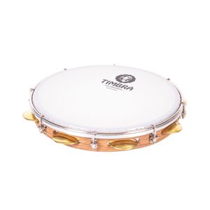 Pandeiro Profissional Timbra 11” Freijo com Pele Leitosa