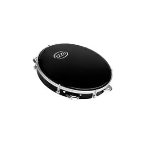 Pandeiro Izzo 10" ABS Preto com Pele Preta