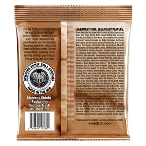 Corda Ernie Ball 012.5 Earthwood Phosphor Bronze para Violão Aço