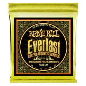 Corda Ernie Ball 013 Everlast Coated 80/20 Bronze para Violão Aço