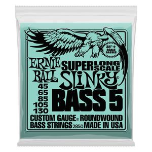 Corda Ernie Ball 045 Slinky Super Long Scale para Baixo 5 Cordas