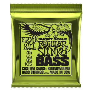 Corda Ernie Ball 045 Regular Slinky Short Scale para Baixo 4 Cordas