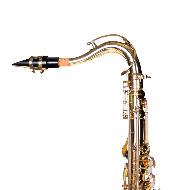 Saxofone Tenor Dominante Dourado com Semicase