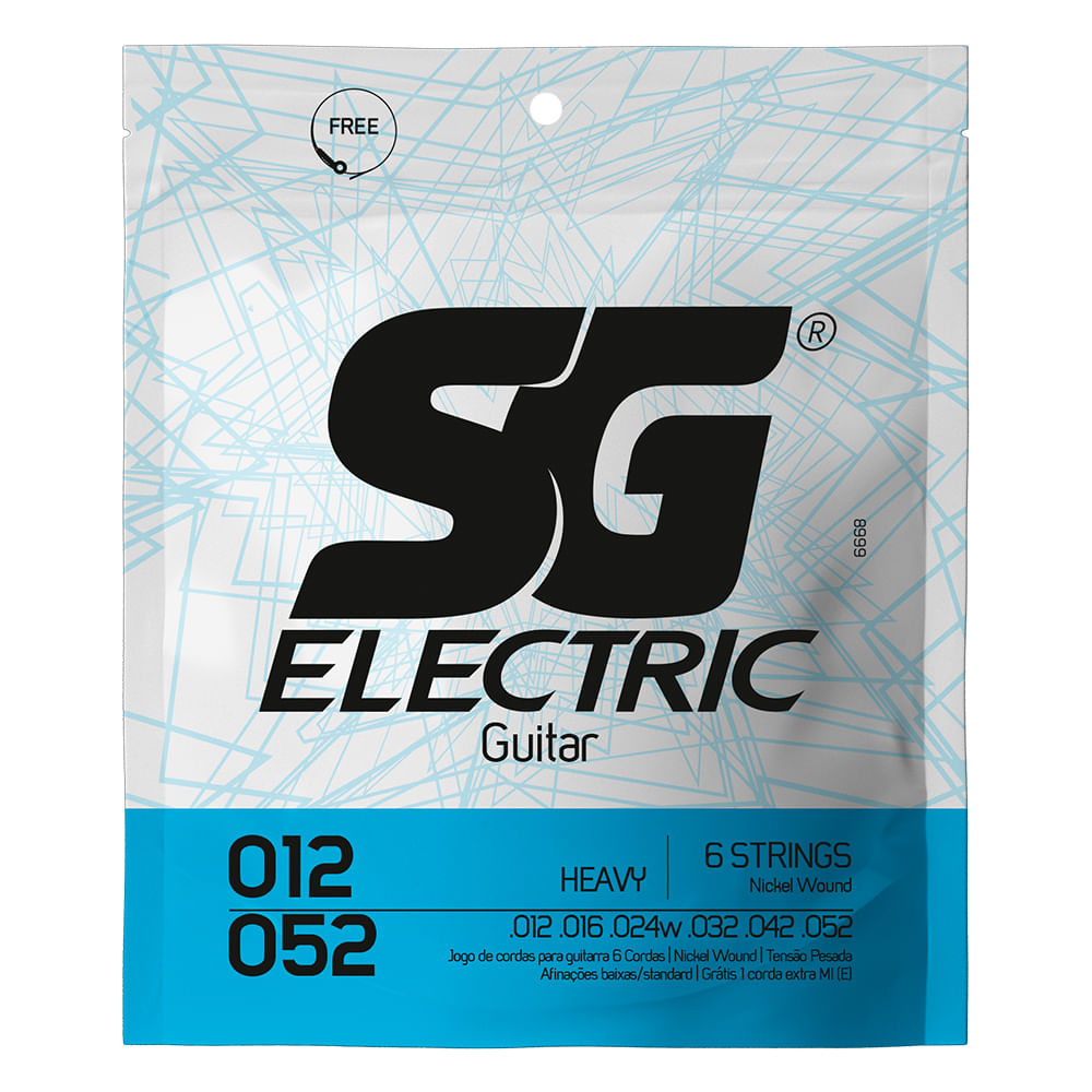 Corda SG 012 Níquel para Guitarra Tensão Média | FastStore PDP