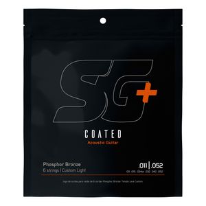 Corda SG+ 011 Fósforo Bronze Revestida para Violão