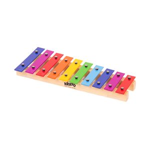 Metalofone Infantil Kidzzo Colorido com 10 Teclas