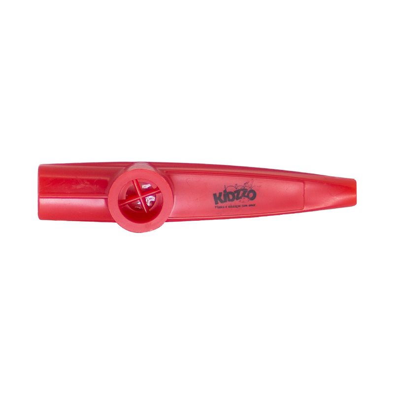 Kazoo Em Plástico ABS Vermelho - Atelier Sopros e Cordas